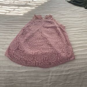 Gibson lacy halter style top